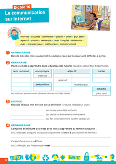 En route pour la dictée ! CM - Notre aventure citoyenne - Cahier élève