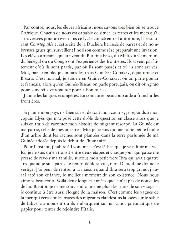 Né pour partir - Récit de Mamadou, migrant mineur de Guinée
