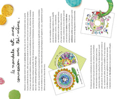 Mandalas avec le monstre des couleurs