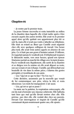 Un heureux souvenir