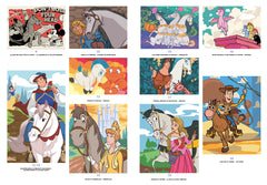 Coloriages mystères Disney - Chevaux