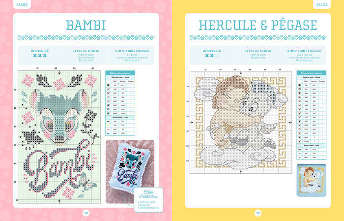 Point de croix Disney