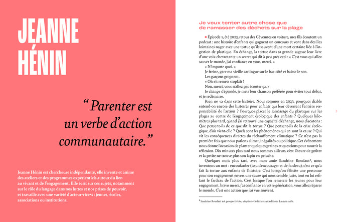 Le monde de la parentalité face à l'urgence écologique