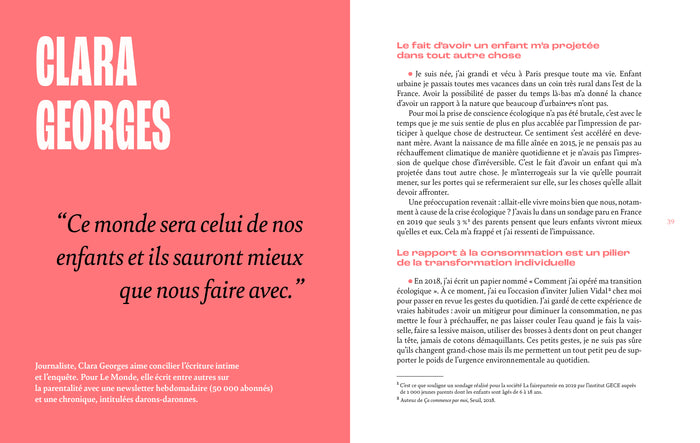 Le monde de la parentalité face à l'urgence écologique
