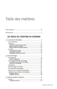 Ecrire pour le cinéma et la télévision