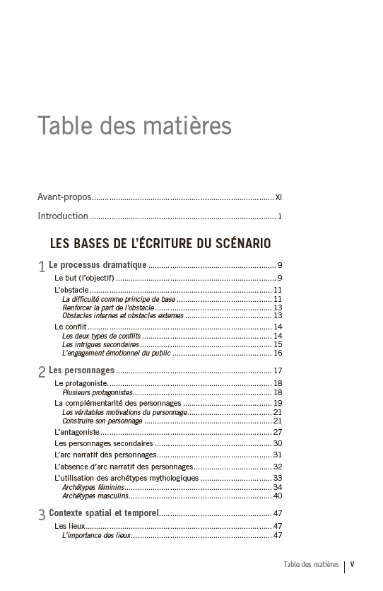 Ecrire pour le cinéma et la télévision
