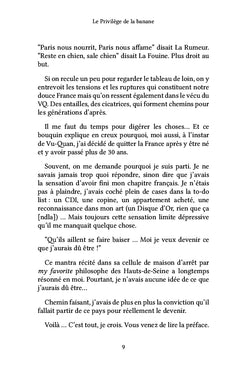 Le Privilège de la banane
