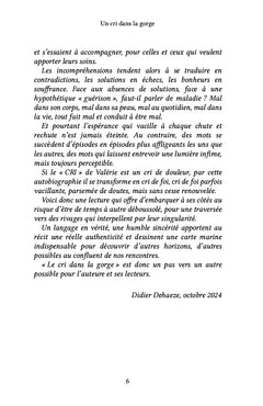 Un cri dans la gorge