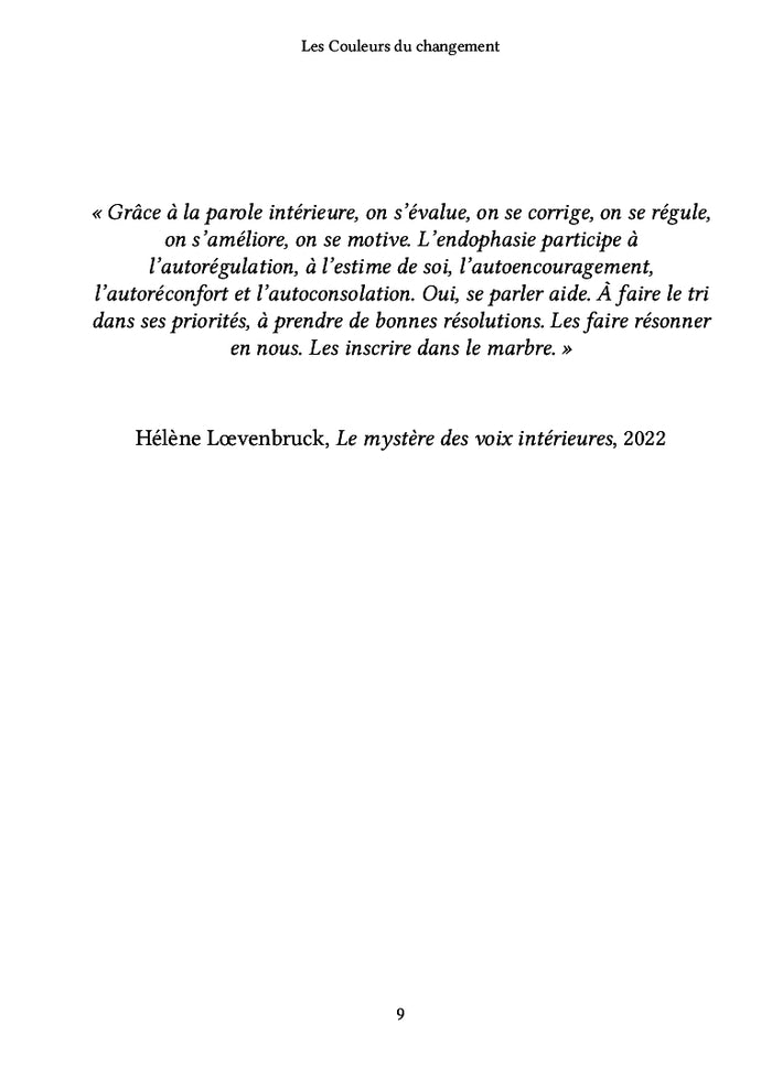 Les Couleurs du changement