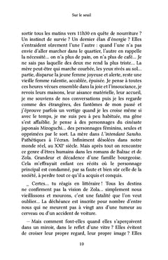 Sur le seuil