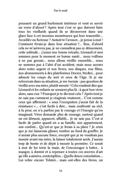 Sur le seuil