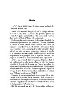 Une histoire tahitienne