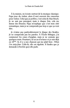 La Chute de Claudia Keil