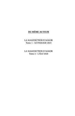 La Malédiction d'Aggor - Tome 3