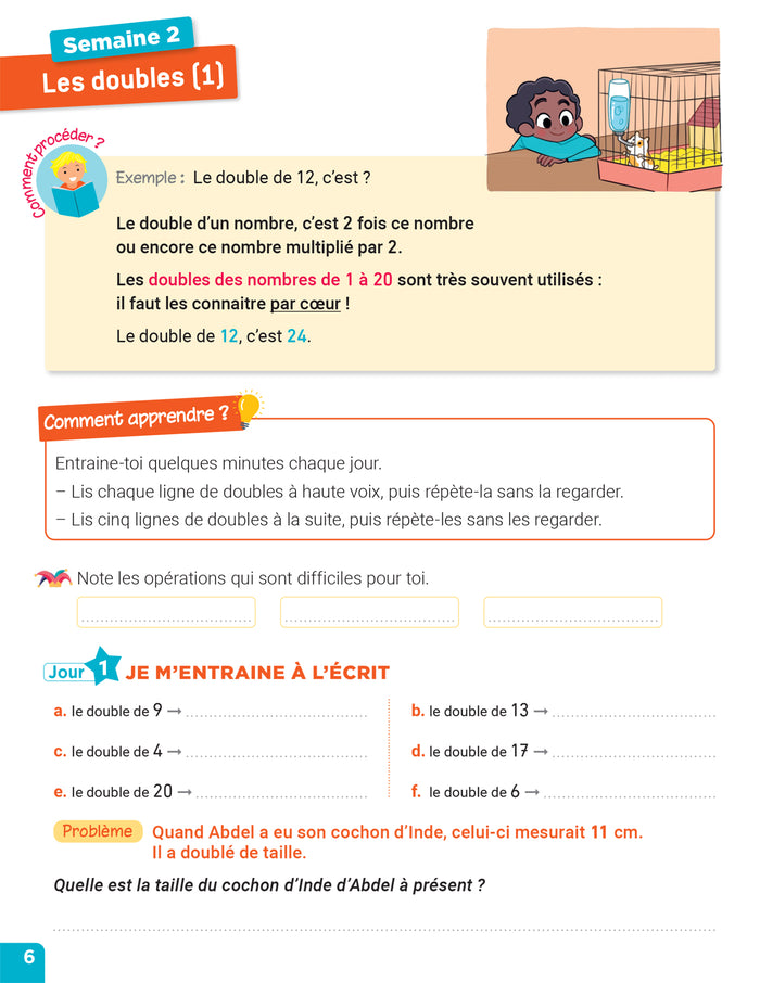 En route pour le calcul mental ! Le calcul au quotidien CE2 - Cahier élève
