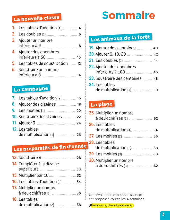 En route pour le calcul mental ! Le calcul au quotidien CE1 - Cahier élève