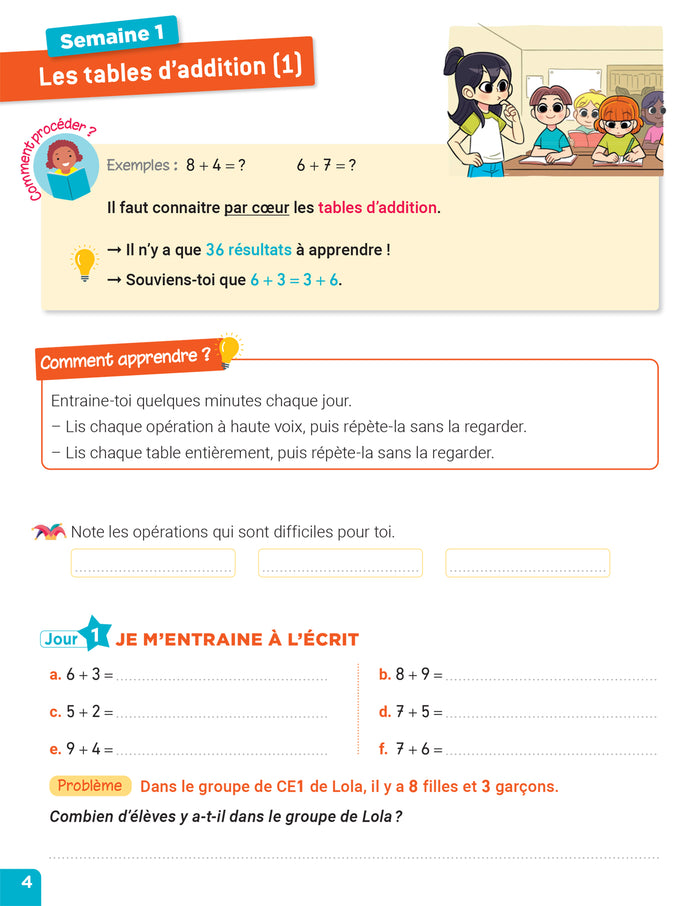 En route pour le calcul mental ! Le calcul au quotidien CE1 - Cahier élève
