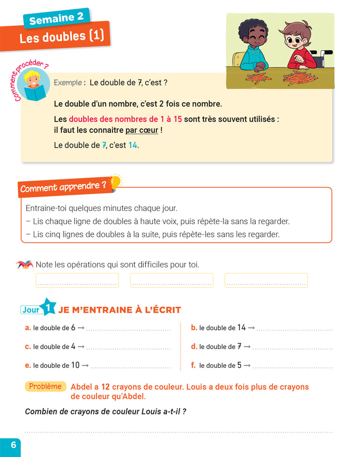 En route pour le calcul mental ! Le calcul au quotidien CE1 - Cahier élève