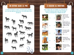 Enigmes et casse-têtes au galop