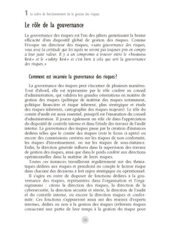 La gestion des risques