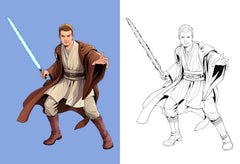 STAR WARS - Maxi Colo avec modèles (4+)