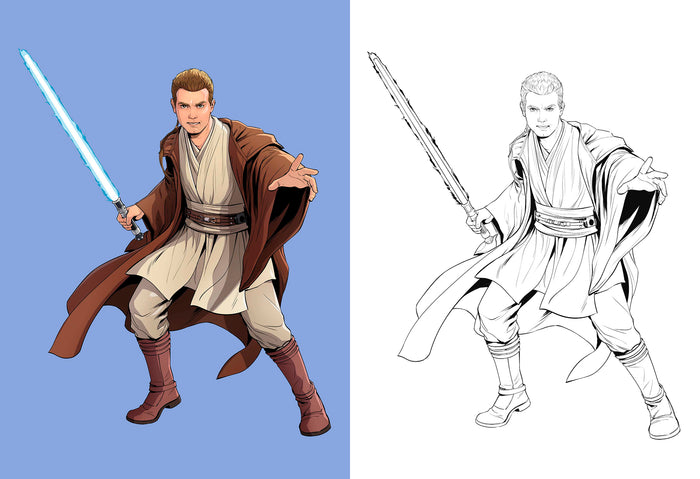 STAR WARS - Maxi Colo avec modèles (4+)