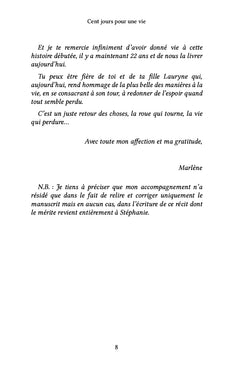 Cent jours pour une vie
