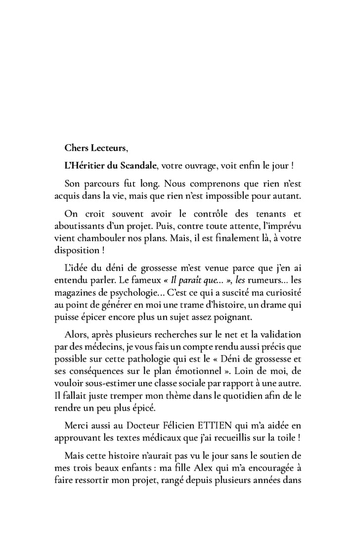 L'héritier du scandale