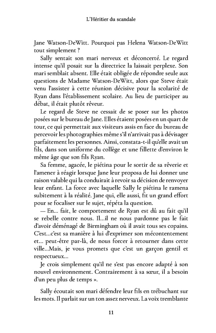 L'héritier du scandale