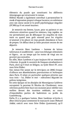 Narcisse & sa Mère