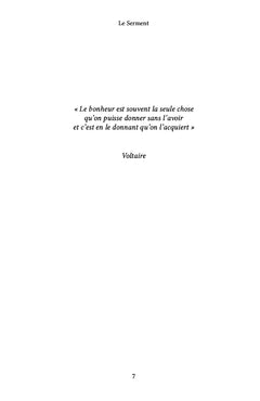 Le Serment