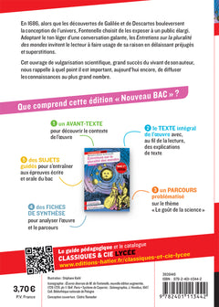 Entretiens sur la pluralité des mondes (oeuvre au programme du Bac de français 2026, 1re)