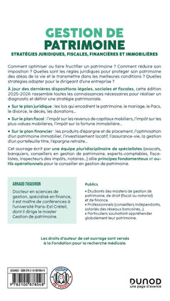 Gestion de patrimoine - 2025-2026