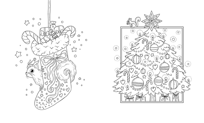 Coloriages fééries d'hiver