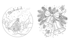 Coloriages fééries d'hiver