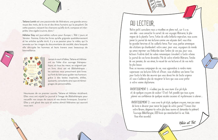 Bibliothérapie - le journal de mes livres: Un carnet à compléter