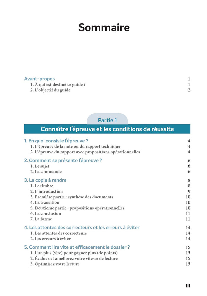 La note et le rapport en pratique