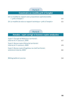 La note et le rapport en pratique