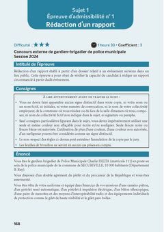 Concours Gardien-brigadier de police municipale - Garde champêtre Tout-en-un - 2025-2026