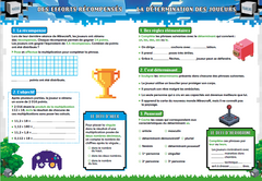 Fans de Minecraft &co - Cahier de vacances du CM2 à la 6e