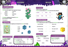 Fans de Minecraft &co - Cahier de vacances du CM1 au CM2