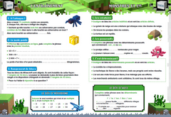 Fans de Minecraft &co - Cahier de vacances du CM1 au CM2