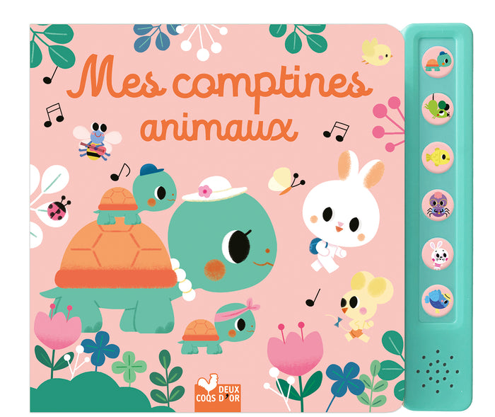 Mes comptines animaux - livre sonore avec boitier