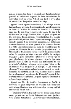 Ne pas me regretter