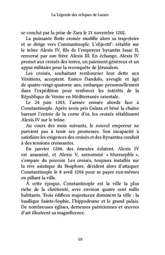 La Légende des reliques de Lazare