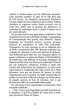 La Légende des reliques de Lazare