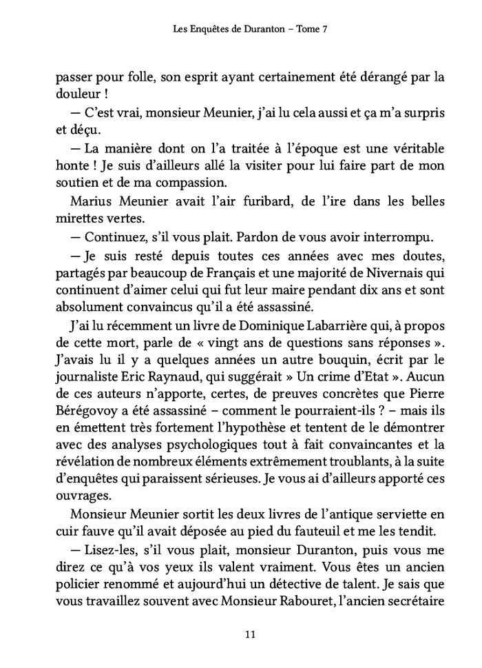 Les enquêtes de Duranton - Tome 7