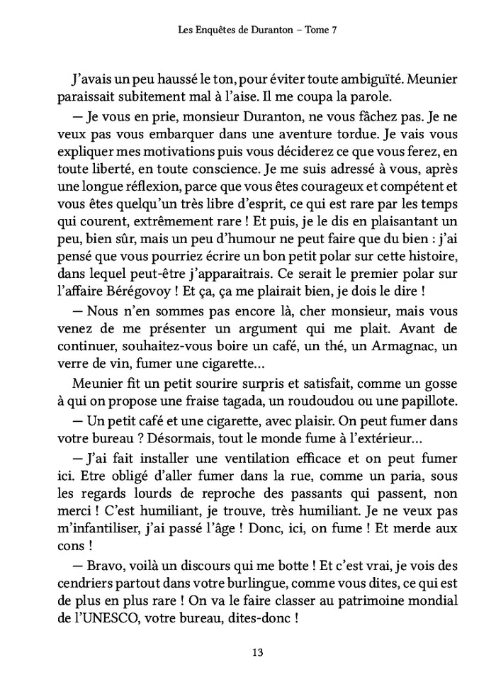 Les enquêtes de Duranton - Tome 7