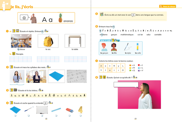 Avec vous... en lecture-écriture - Cahier