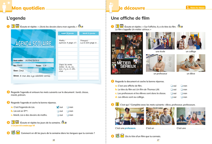 Avec vous... en lecture-écriture - Cahier